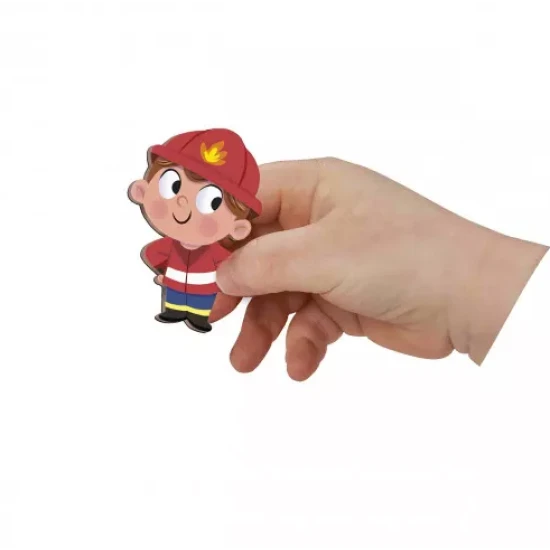 Magnetické příběhy pro děti s požárníky od Janod.