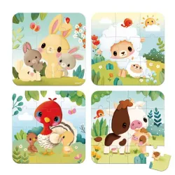 Puzzle v kufříku 4v1 Farma Puzzle v kufříku 4v1 Farma