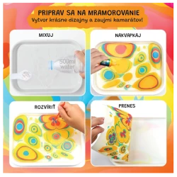 Sada na mramorování 6 barev Sada na mramorování 6 barev