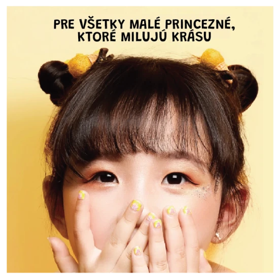 Jarmelo nálepky na nehty For sweet little ones – 540 barevných dětských nálepek, voděodolné a bezpečné pro děti