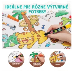 Samolepící omalovánka v roli Dinosauři 3 m