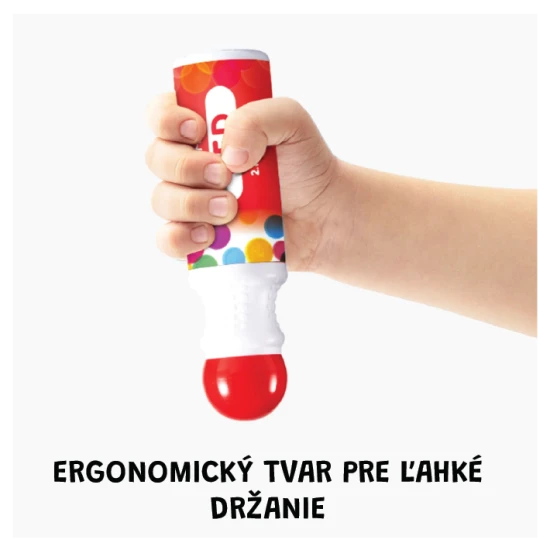 Jarmelo barvy v tubě – sada 8 omyvatelných a netoxických barev s pěnovým aplikátorem