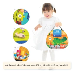 Puzzle Muzeum dinosaurů 108 ks
