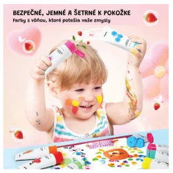 Prstové barvy s vůní 8 ks