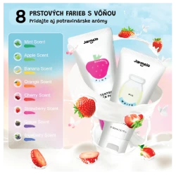 Prstové barvy s vůní 8 ks Prstové barvy s vůní 8 ks