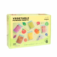 Prstové přírodní barvy v prášku 6 ks