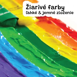 Prstové barvy na cesty 12 ks