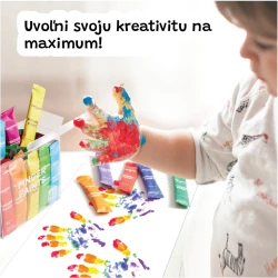 Prstové barvy na cesty 12 ks Prstové barvy na cesty 12 ks