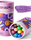 Jemné voskovky omyvatelné Glitter 12 ks
