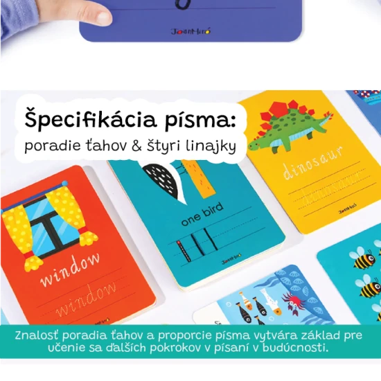 Jarmelo stírací edukativní kartičky – anglická slova EN, stírací fix, edukační hra.