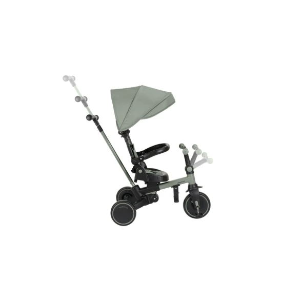 Tříkolka 8v1 Aluma Army Green