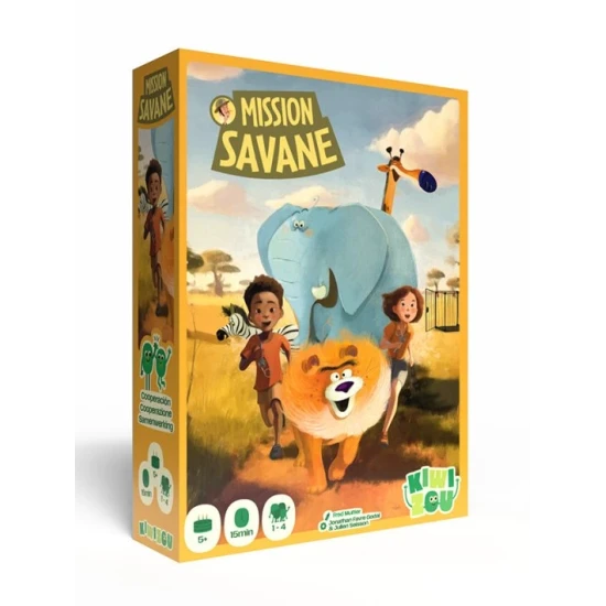 Savana – zachraňte zvířata, kooperativní hra pro děti od 5 let