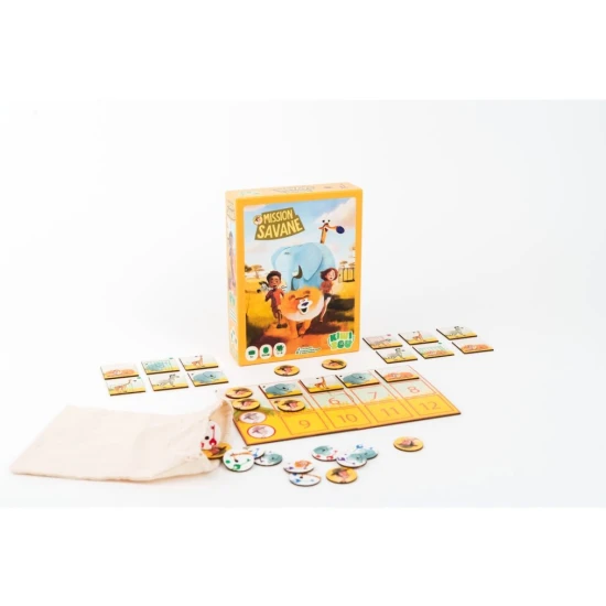 Savana – zachraňte zvířata, kooperativní hra pro děti od 5 let