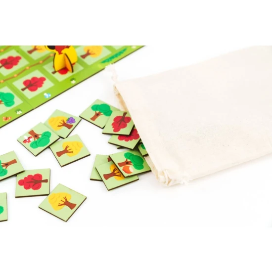 Lesní závody – rychlá stolní hra pro děti s lesními zvířátky