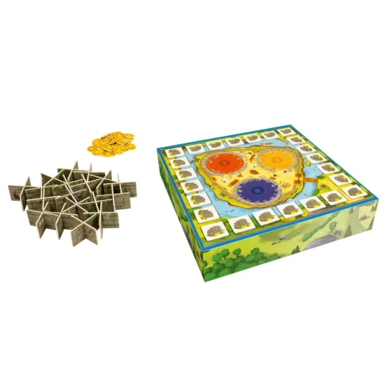 Hrad pro královnu – rodinná stolní hra pro děti s královnou a stavěním věží