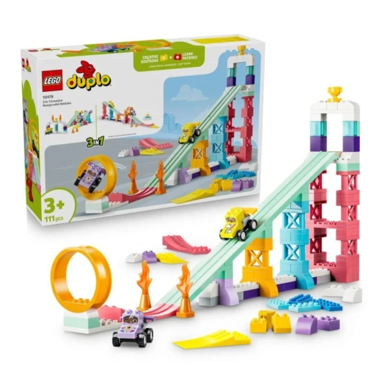 LEGO DUPLO 10478 Kreativní rampy s autíčky 3 v 1