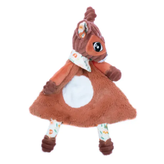 Vánoční sada plyšový jelen a karty milníků a kontrastů 2 v 1 Dárek plný něhy a vzpomínek – ideální pro nové rodiče