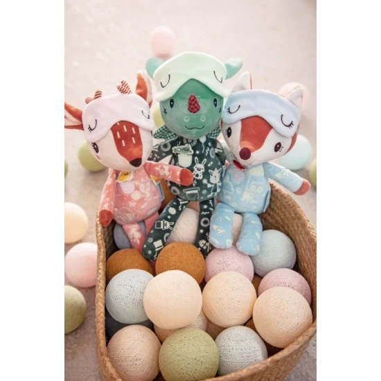 Plyšová kamarádka do postýlky –Jelínek Stella pro děti od 6 měsíců