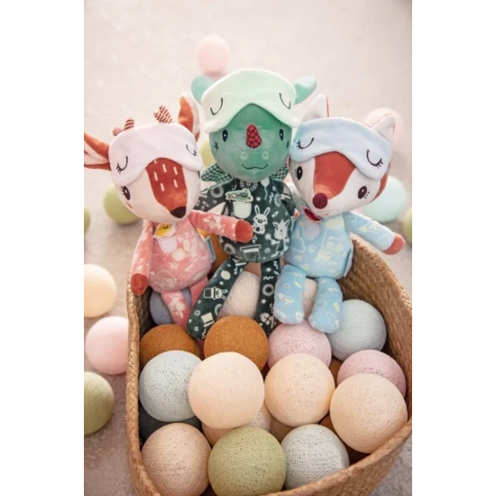 Plyšová kamarádka do postýlky – Liška Alice pro děti od 6 měsíců