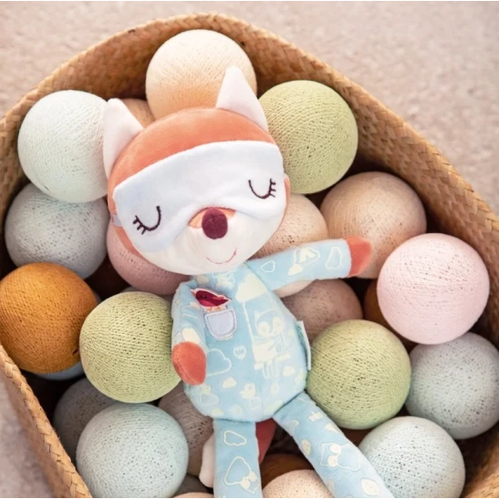 Plyšová kamarádka do postýlky – Liška Alice pro děti od 6 měsíců