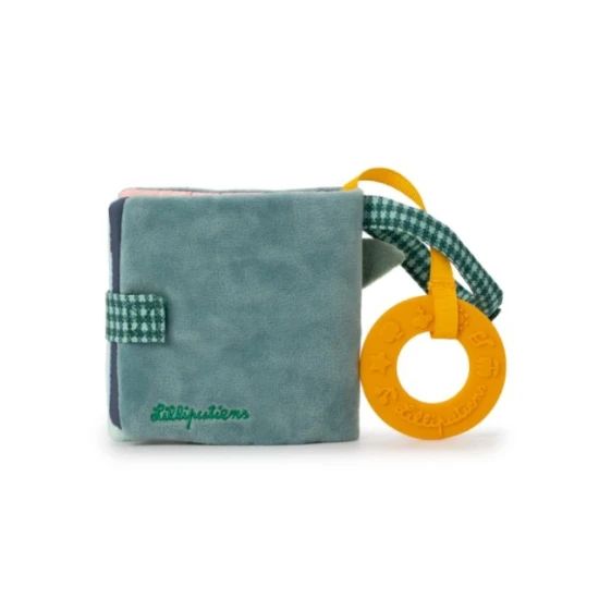 Textilní knížka s kousátkem – Dráček Joe pro děti od 6 měsíců