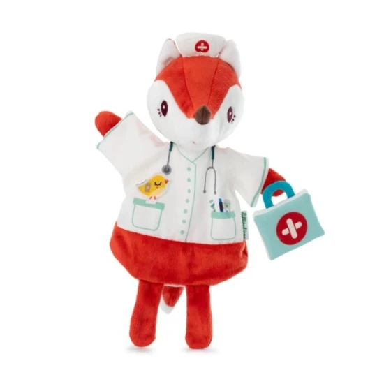 Maňásek na ruku Doktorka Liška – plyšová hračka pro děti