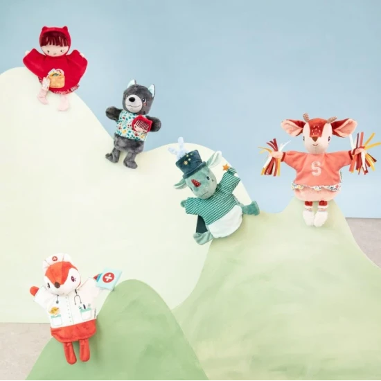 Maňásek na ruku Doktorka Liška – plyšová hračka pro děti