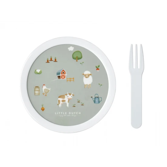 Funkční a hravá krabička na svačinu s motivem Farma.