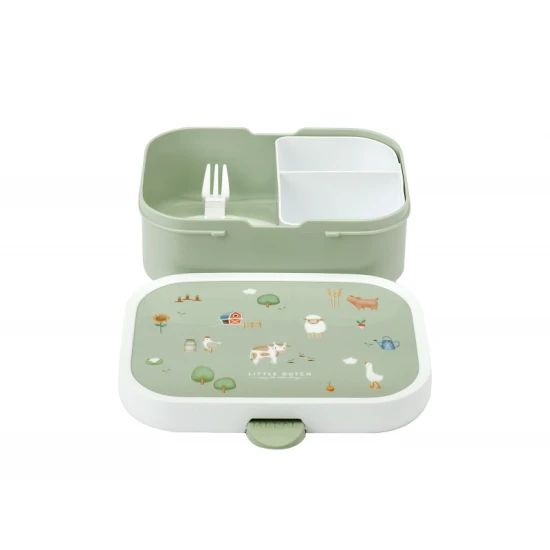 Funkční a hravá krabička na svačinu s motivem Farma.