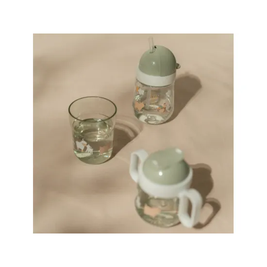 LITTLE DUTCH Hrnek s brčkem 300 ml 9m+ Farma Funkční a roztomilý hrnek s brčkem s motivem zvířátek.