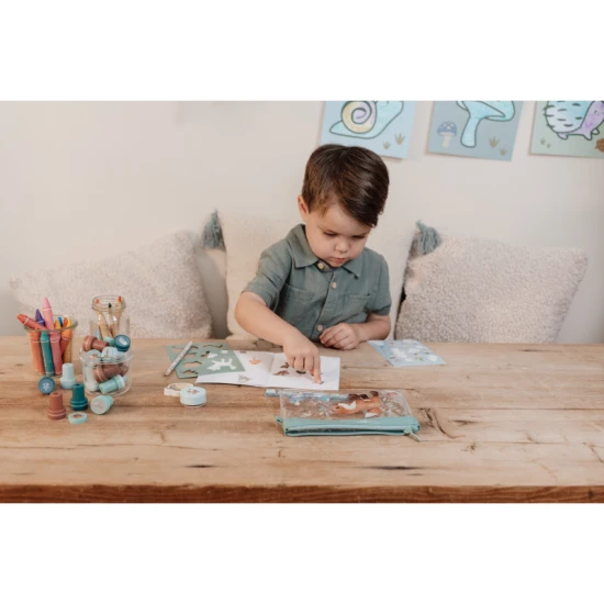 LITTLE DUTCH Výtvarná sada Forest Friends Kreativní sada Little Dutch Forest Friends pro malé umělce