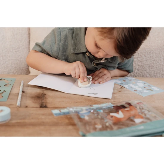 LITTLE DUTCH Výtvarná sada Forest Friends Kreativní sada Little Dutch Forest Friends pro malé umělce