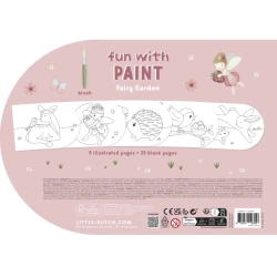 Omalovánky s vodovkami Fairy Garden