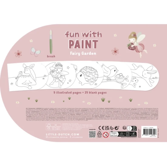 Omalovánky s vodovkami Fairy Garden: Kreativní zábava s kouzelnou zahradou!