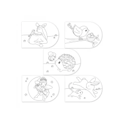 Omalovánky s vodovkami Fairy Garden