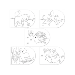 Omalovánky s vodovkami Forest Friends