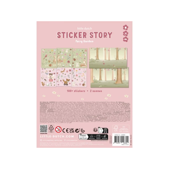Sada samolepek s pozadím Little dutch – Vytvoř si vlastní zahradní příběh