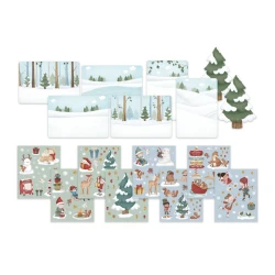 Sada se samolepkami Vánoční přání Sada se samolepkami Vánoční přání