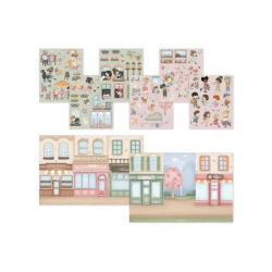 Kniha se samolepkami Nakupování Rosa