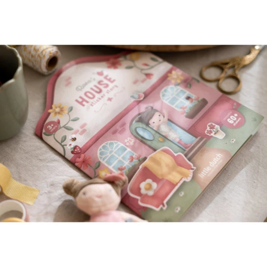 Kniha se samolepkami Little Dutch Dům Rosa pro děti