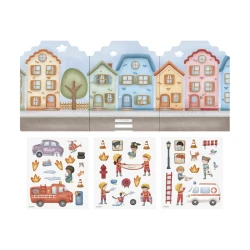 Kniha se samolepkami Hasičská stanice