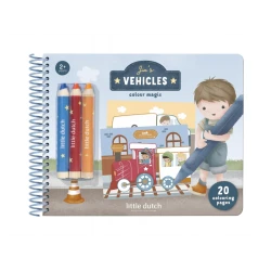 Omalovánky s pastelkami Doprava Jim