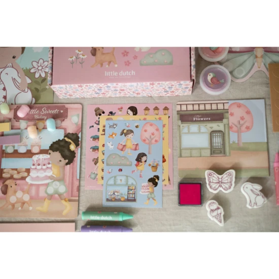 Kreativní sada Little Dutch Rosa & Friends pro děti