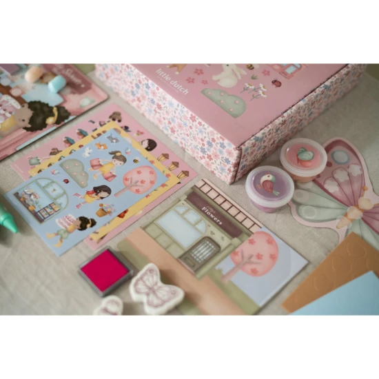 Kreativní sada Little Dutch Rosa & Friends pro děti