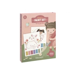 Omalovánky s vodovkami a samolepkami Rosa Fairy Garden