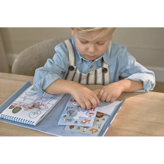 Omalovánky s vodovkami a samolepkami Jim Doprava