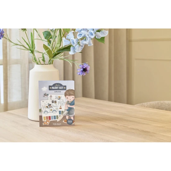 Omalovánky s vodovkami a samolepkami Jim Doprava