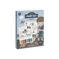 Omalovánky s vodovkami a samolepkami Jim Doprava