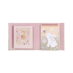 Omalovánky s pastelkami a samolepkami Rosa Fairy Garden