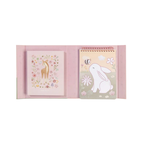 Omalovánky s pastelkami a samolepkami Rosa Fairy Garden